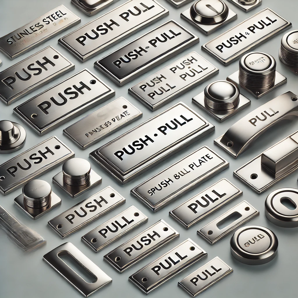 Stainless Steel Push Pull Plate